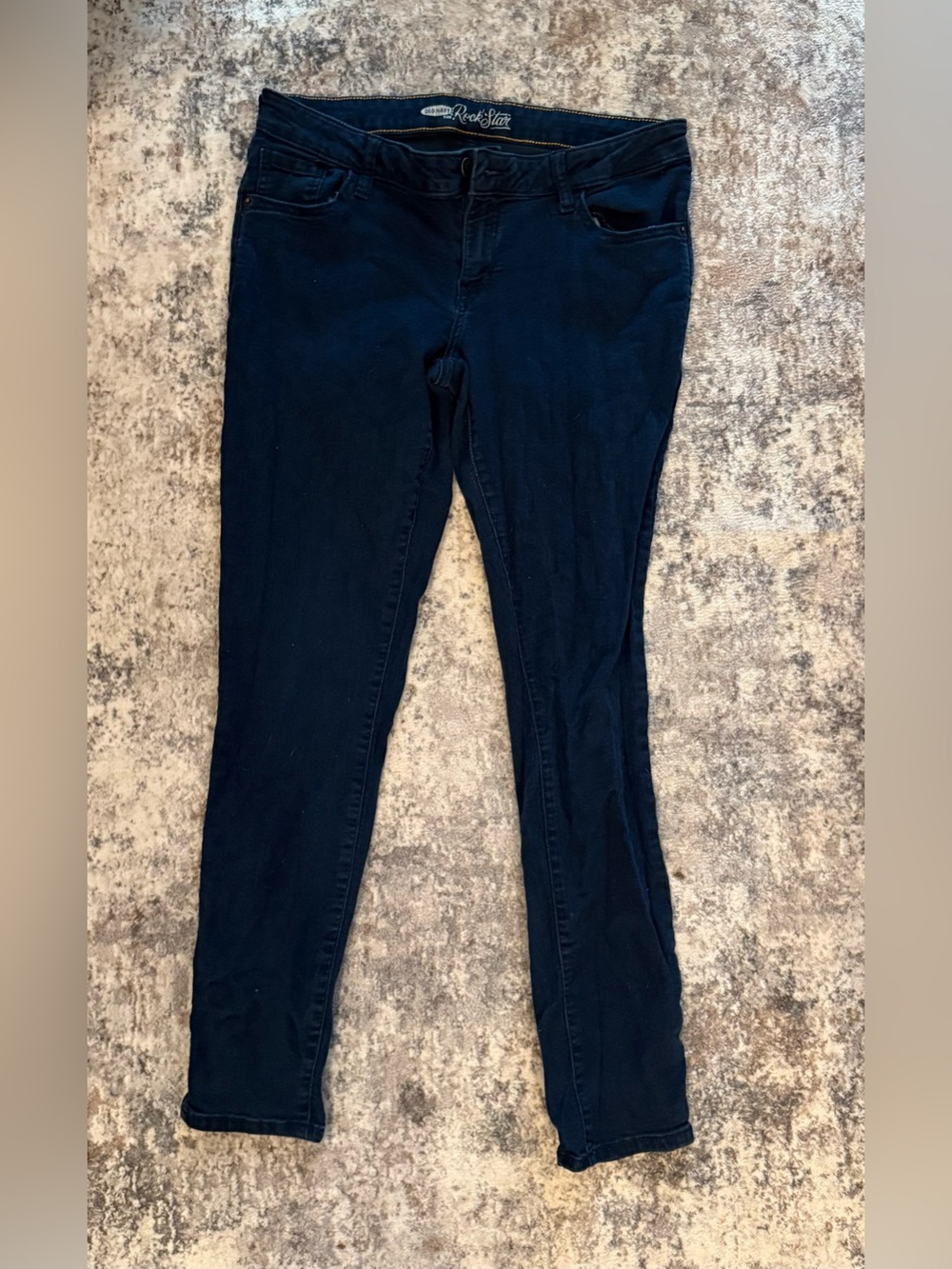 Old Navy Dark Blue Skinny rockstar Jeans - Stretch High-Rise